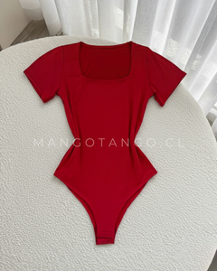 Body con Mangas Cuello Cuadrado