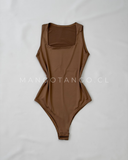 Body Cuello Cuadrado sin Mangas