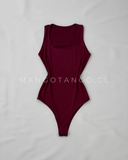 Body Cuello Cuadrado sin Mangas