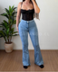Jeans Flare Línea Celeste