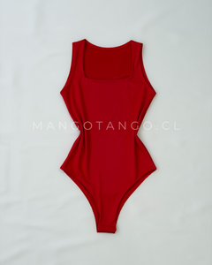 Body Cuello Cuadrado sin Mangas