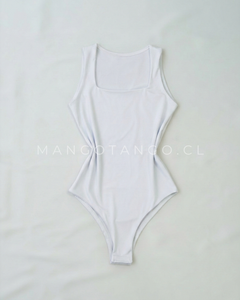 Body Cuello Cuadrado sin Mangas