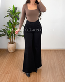 Jeans Wide Leg Negro