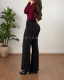 Pantalón Hebilla Asimétrica