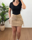 Short Cargo Beige Claro