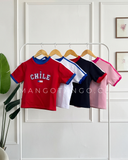 Baby Tee Chile Manga Corta