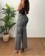 Jeans Grisáceo Brillos Sutiles