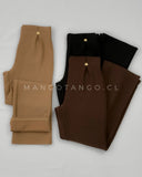 Pantalón Punto Forrado Wide Leg