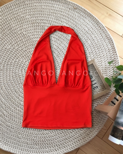 Top Cuello V Sin Amarre