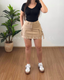 Short Cargo Beige Claro