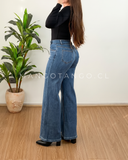 Jeans Botón Lateral