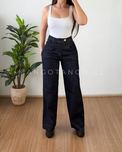 Jeans Botón Lateral