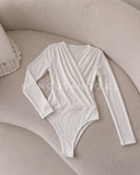 Body Cuello Cruzado Manga Larga