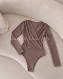 Body Cuello Cruzado Manga Larga
