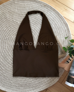 Top Cuello V Sin Amarre