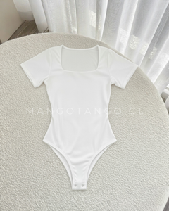 Body con Mangas Cuello Cuadrado