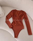 Body Cuello Cruzado Manga Larga