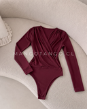 Body Cuello Cruzado Manga Larga