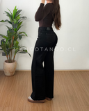 Jeans Victoria Negro Forrado