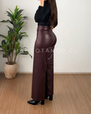 Pantalón Ecocuero Cinturón