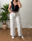 Jeans Wide Leg Blanco