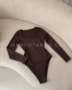 Body Cuello Cuadrado Manga Larga