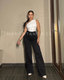 Jeans Victoria Negro Forrado