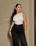 Jeans Victoria Negro Forrado