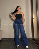 Jeans Victoria Azul Forrado