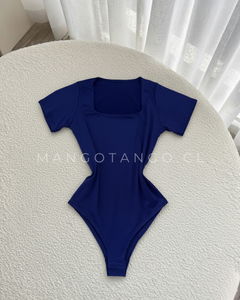 Body con Mangas Cuello Cuadrado