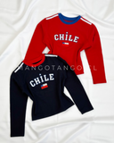 Baby Tee Chile Manga Larga