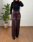 Pantalón Ecocuero Cinturón