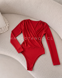 Body Cuello Cruzado Manga Larga